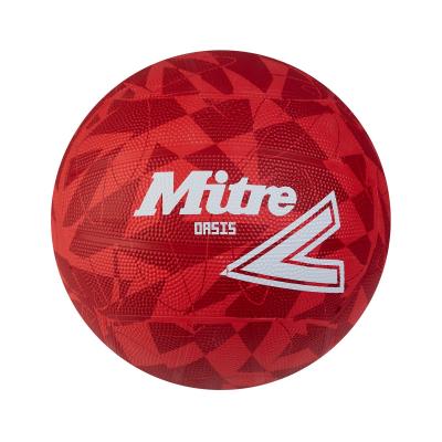 Oasis Ballon de Netball Extr�mement R�sistant Excellente 4 Rouge - Blanc