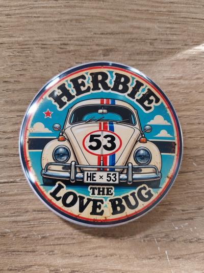 Pin's m�tal Herbie The Love Bug n�53 Volkswagen Coccinelle