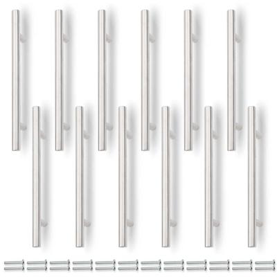 150MM 96MM Centre de Trou Bross� Nickel Armoire Poign�e Satin 12 Pcs