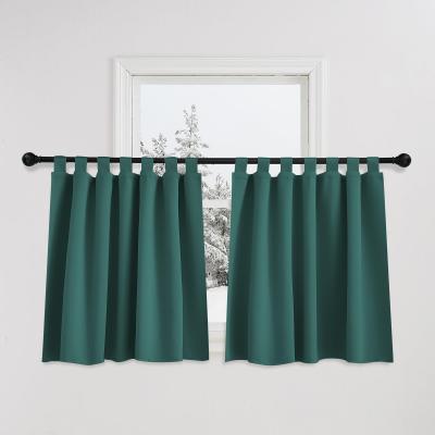 Rideau Occultant Cuisine a Pattes pour Petite Fenetre Chambre Vert Fonc�