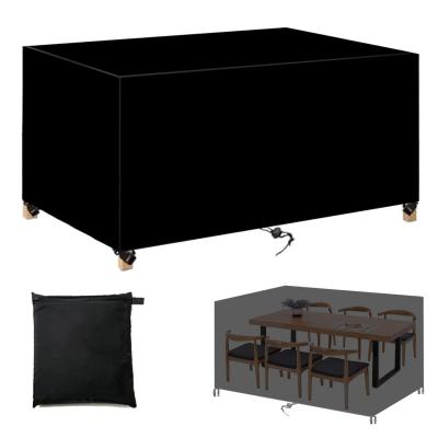 Housse Salon de Jardin 420D Oxford Tissu Rectangulaire 60 x 60 x 60 cm Noir