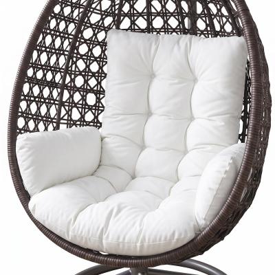 Coussin de Fauteuil Suspendu �pais Rembourr� et Lavable Blanc 38x28x12cm
