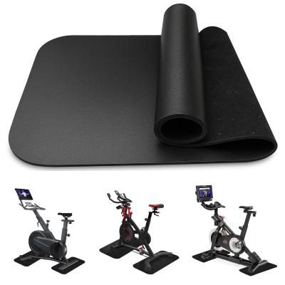 Tapis Home Trainer 2Pcs 70x28cm Tapis Musculation Appareil de Fitness Noir