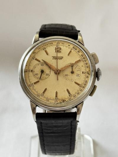 [RARE] Montre Tissot Chronographe   M�canique   Cal. Lemania 27CH   35mm