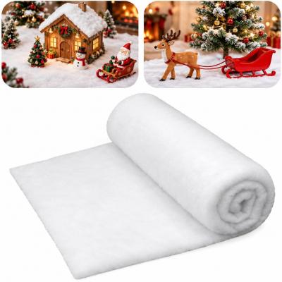 D�coration de No�l 80 x 240 cm Couverture Neigeuse Artificielle �paissie