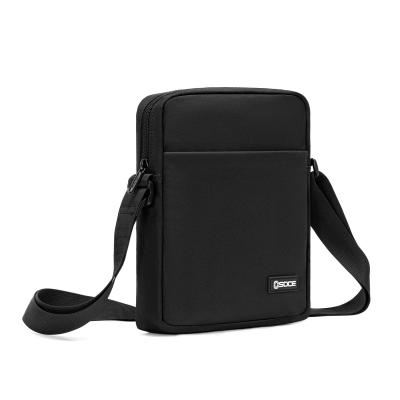 Sacoche Homme Bandouliere Sac Petite Besace Noir Nylon
