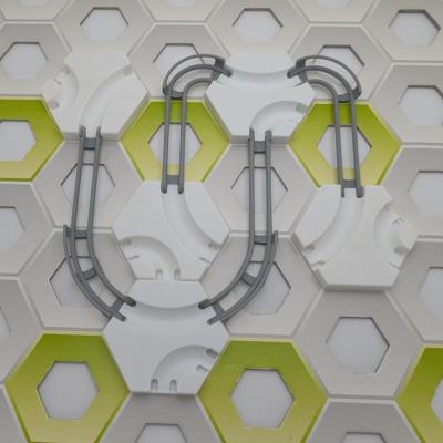 Extensions compatibles Gravitrax: Lot de 4 Rails courbes C