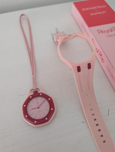 Audemars Piguet x Swatch Royal Pop Otto Rosso SSX03R100N   Full Set   Facture