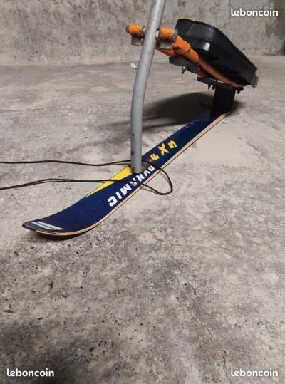 Luge paret mono ski