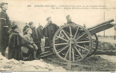Carte Postale Ancienne   Militaria   Guerre 1914 1918   L'Artillerie belge tiran