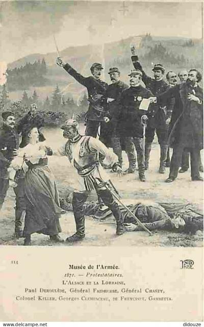 Carte Postale Ancienne   Militaria   Mus�e de l'Arm�e   1871   Protestataires