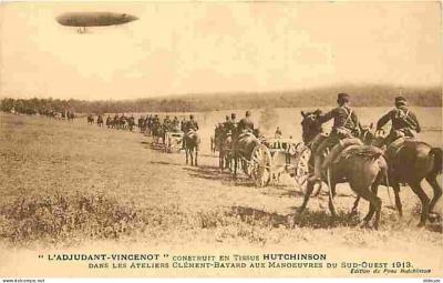 Carte Postale Ancienne   Militaria   Dirigeable L'Adjudant Vincenot construit en