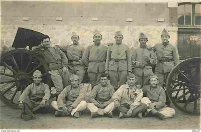 Carte Postale Ancienne   Militaria   113e R�giment d'Artillerie   Carte Photo