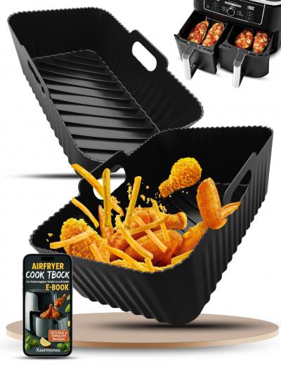 Airfryer Accessoires pour Ninja Dual Zone AF400EU AF451EU AF300EU Noir