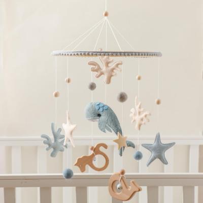 Baleine Bleue Mobile B�b� pour Lit et Table � Langer