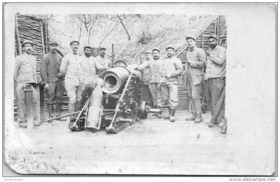 THEME   MILITARIA   1914-1918   artillerie de tranchee