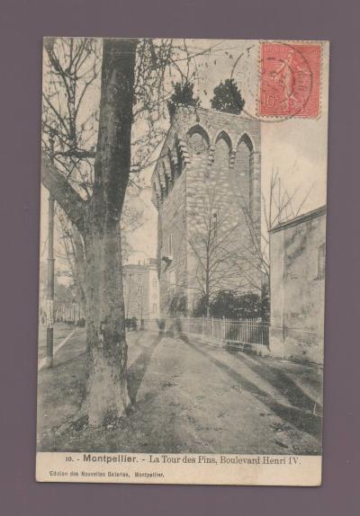 MONTPELLIER   La Tour Des Pins (K9374) Carte postale ancienne France 1905