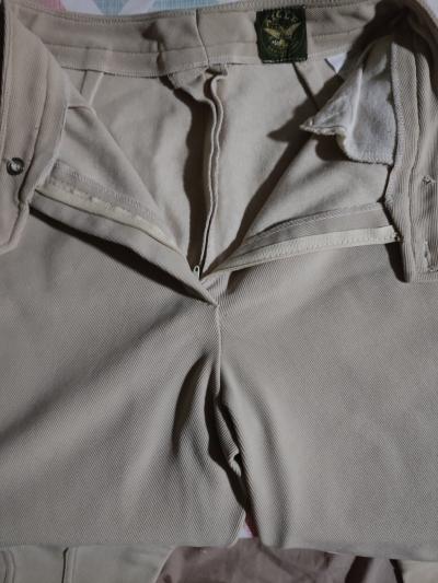 Richey culotte d �quitation femme beige taille 42 100% coton