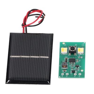 2 Ensembles Panneau Solaire 1.2V LED Module de Contr�le de Lumi�re