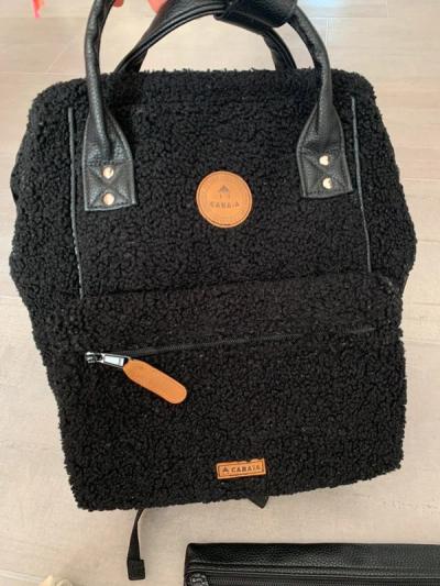 Sac � dos moumoute noir Caba�a