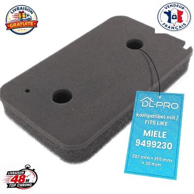 DL pro Filtre mousse compatible Miele 9499230 s�che linge pompe � chaleur