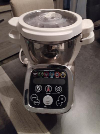 Moulinex Cuisine Companion Robot de cuisine bol inox, couvercle, lame, bol