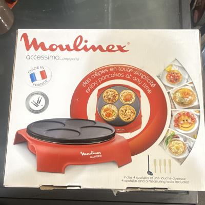 Moulinex Accessimo Crep'Party cr�pi�re 720 W rouge-noir anti adh�sif PY312511