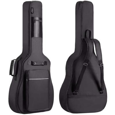 Housse pour Guitare Gig Bag Oxford Sac 110,5 cm Noir Polyester
