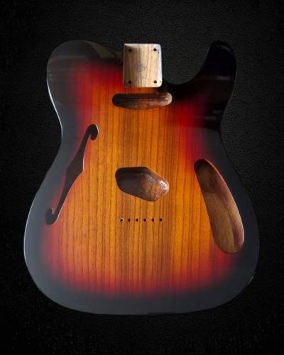 Corps pour guitare style T Thinline 3TS ADP pi�ces de guitare TL23 3TS PG