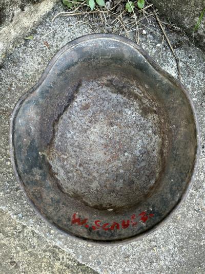 militaria ww2 casque nominatif allemand