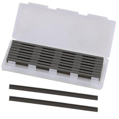 Lames de Raboteuse 82mm R�versibles du Rabot HSS Gris Acier Rapide 10 Pi�ces