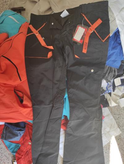 Pantalon ski-snowboard noir et orange   �quipement sports d hiver