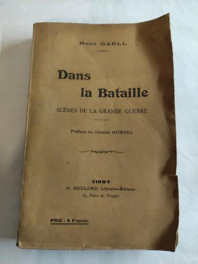 Livre dans la bataille sc�ne de la guerre Ren� ga�ll H.Boulord �dition Niort