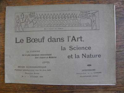 El Buey En Arte, La Ciencia Y la Nature - Revista Iconogr�fico N � 7-1905