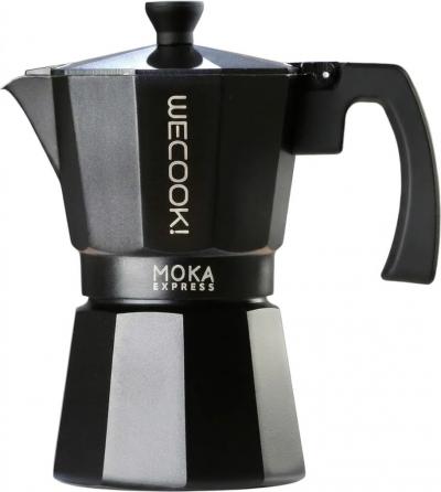 Wecook Bella Cafeti�re Italienne en Aluminium Express Noir