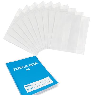 Lot de 10 Prot�ge livres A4 Finition Mate Couvertures R�glables Polypropyl�ne PP