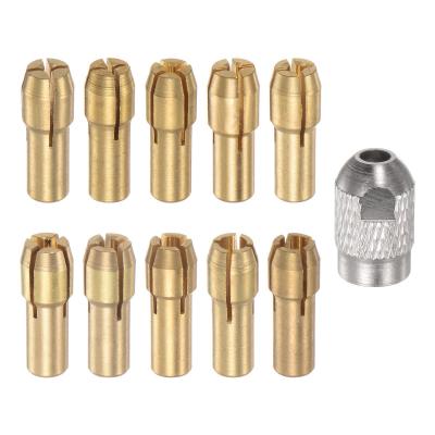 11pcs Laiton Pince 0,5 3,2 mm M8 pour Rotatif Outils