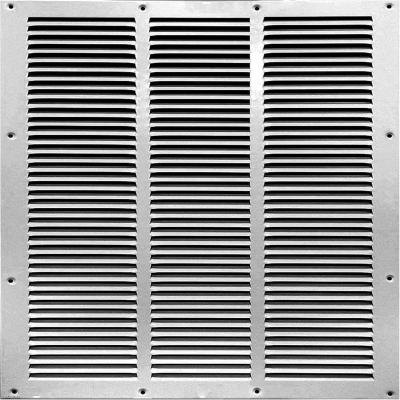 Grille d'a�ration 600 x 600 mm aluminium � volets ventilation
