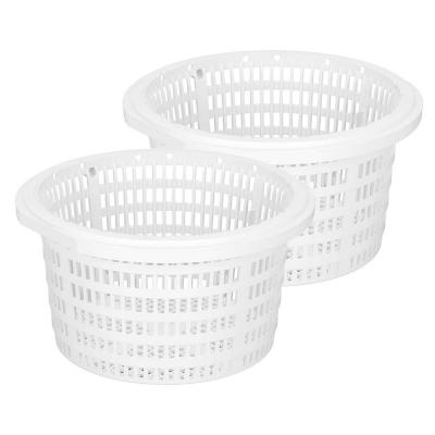 Panier d'�cumoire de Piscine au Sol Remplacement Efficace Plastique Lot de 2