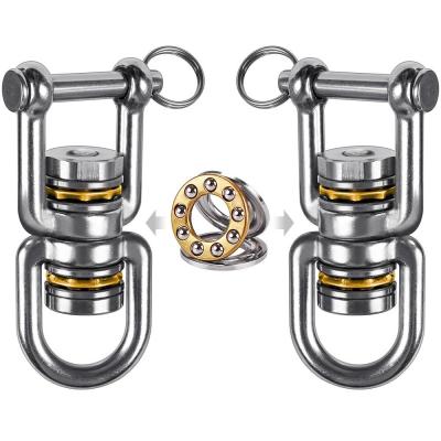 Hamac Pivotant Pivot � Roulement pour Balan�oire 360 Rotation Acier 2 pi�ces