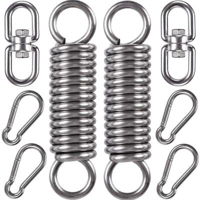 Crochets de Sac de Boxe Acier Inoxydable Hamac Balan�oire Ressort Argent�