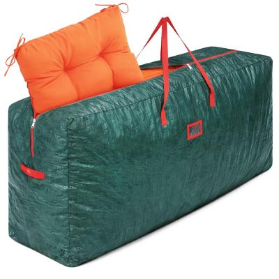Grand Sac de Rangement XXL 476L de Coussin 165 x 38 x 76 cm Vert Polypropyl�ne