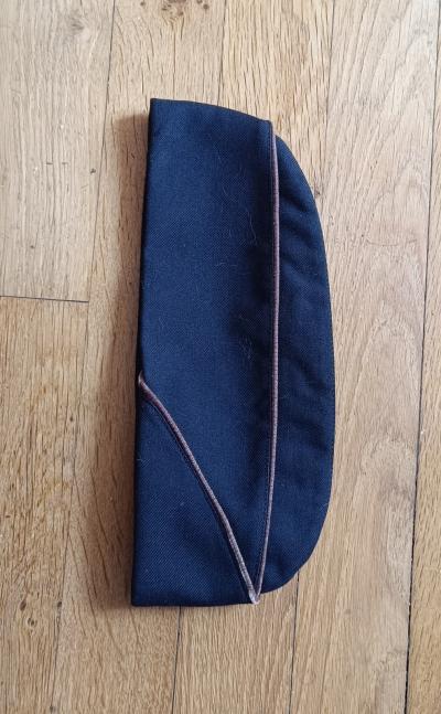 Calot bonnet de police d'Officier de l'administration post WW2 WWII WK2 Navy