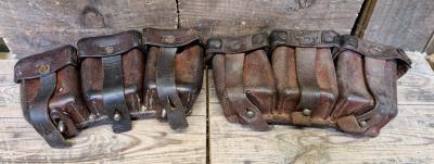 MILITARIA RARE CARTOUCHIERES  ALLEMANDE WW1 1915 MODELE M1909