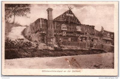 MILITARIA   1914 1918   offiziers unterstand an der ostfront