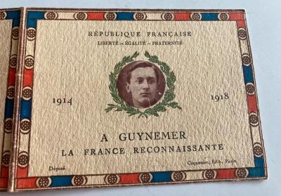 Lot 2 Anciens Calendriers Poche 1918 Capitaine GUYNEMER Aviation Coquemer WWI
