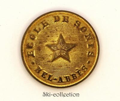 French Army Uniform Button, Sidi Bel Abb�s, Algeria, c. 1910, 21 mm