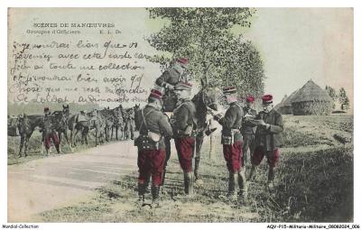 AQVP15 0935 MILITAIRE   Sc�nes De Man uvres   Groupes D'officiers