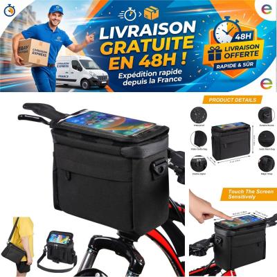 Sacoche de Guidon V�lo �tanche Flintronic Grande Capacit� Support T�l�phone