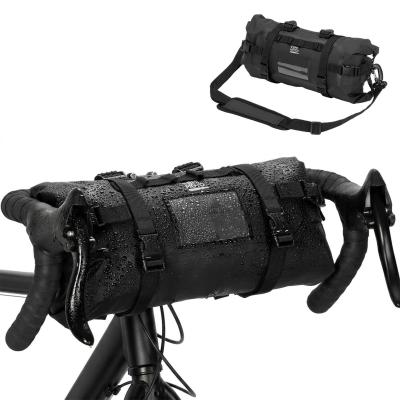 Sacoche Guidon V�lo 10L Avant Imperm�able en PVC 300D Noir